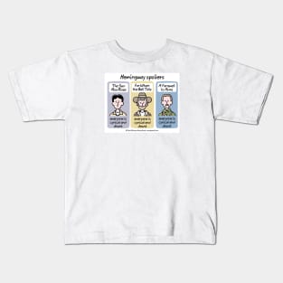 Hemingway Spoilers Kids T-Shirt